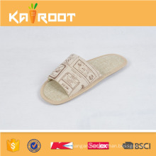 summer natural linen cheap wholesale bedroom slippers